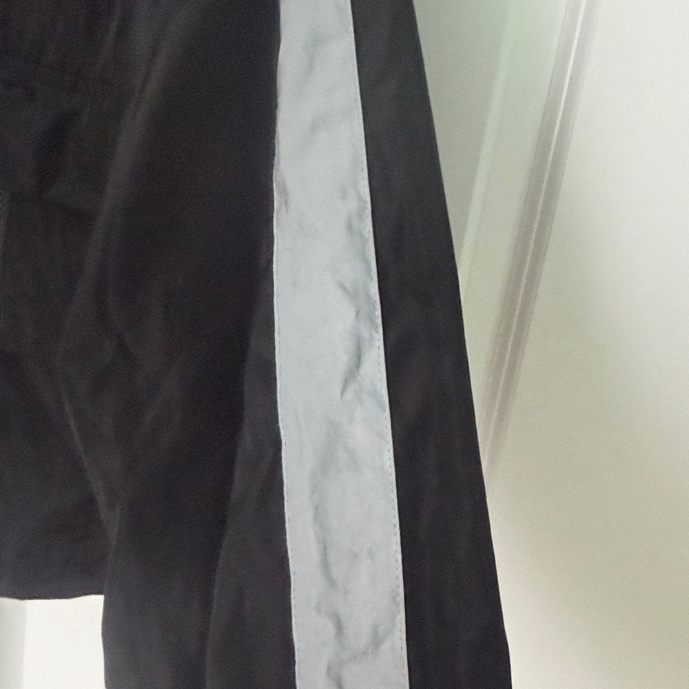 Forever 21 Colorblock Utility Jacket with Hood Black White Medium - Picture 5 of 9